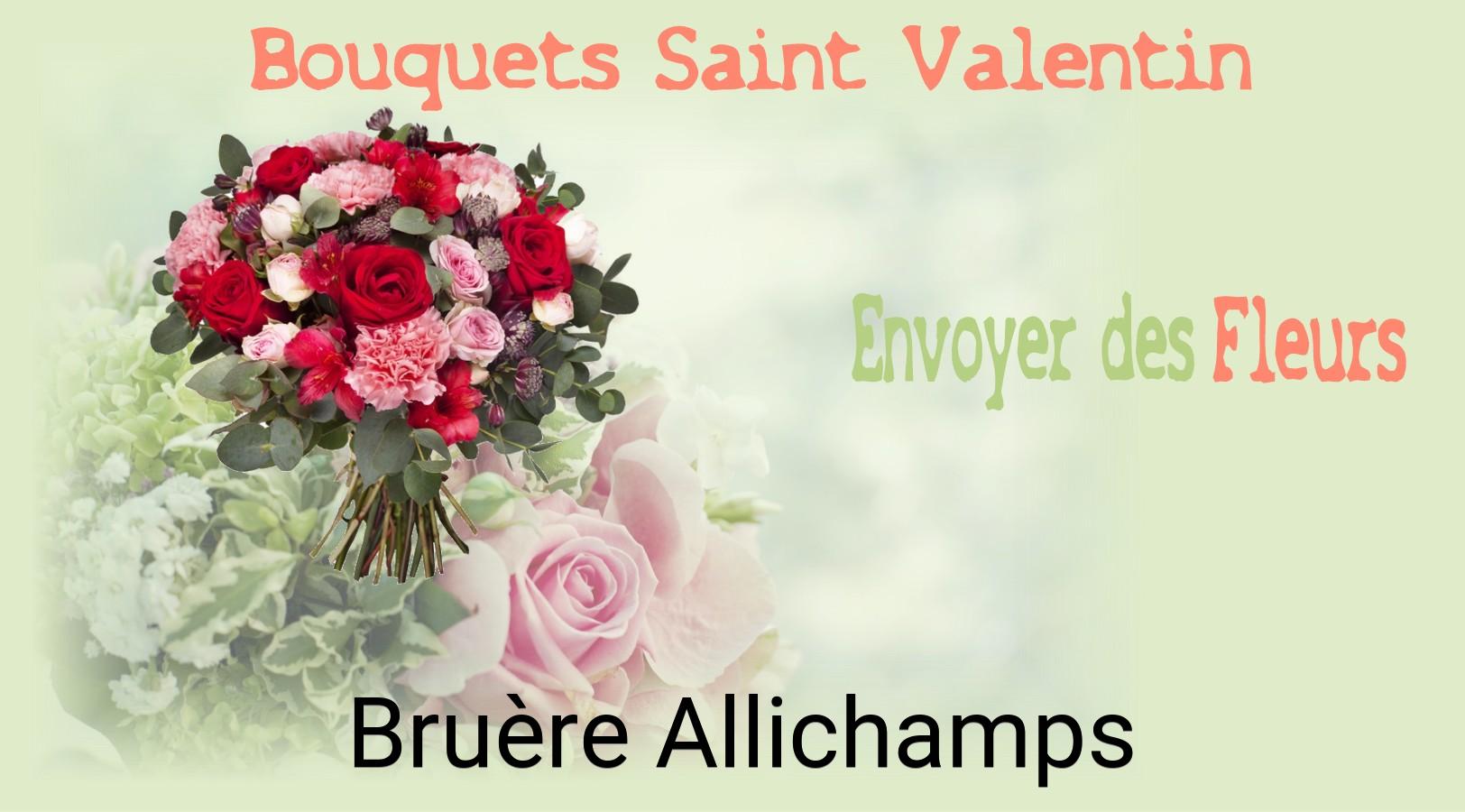 Roses de Saint-Valentin livrées à Bruère-Allichamps